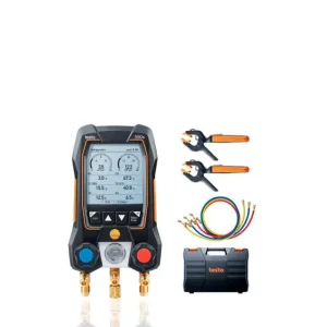 MANIFOLD SMART CON SENSORES INALAMBRICOS DE TEMPERATURA Y MANGUERAS TESTO 550s